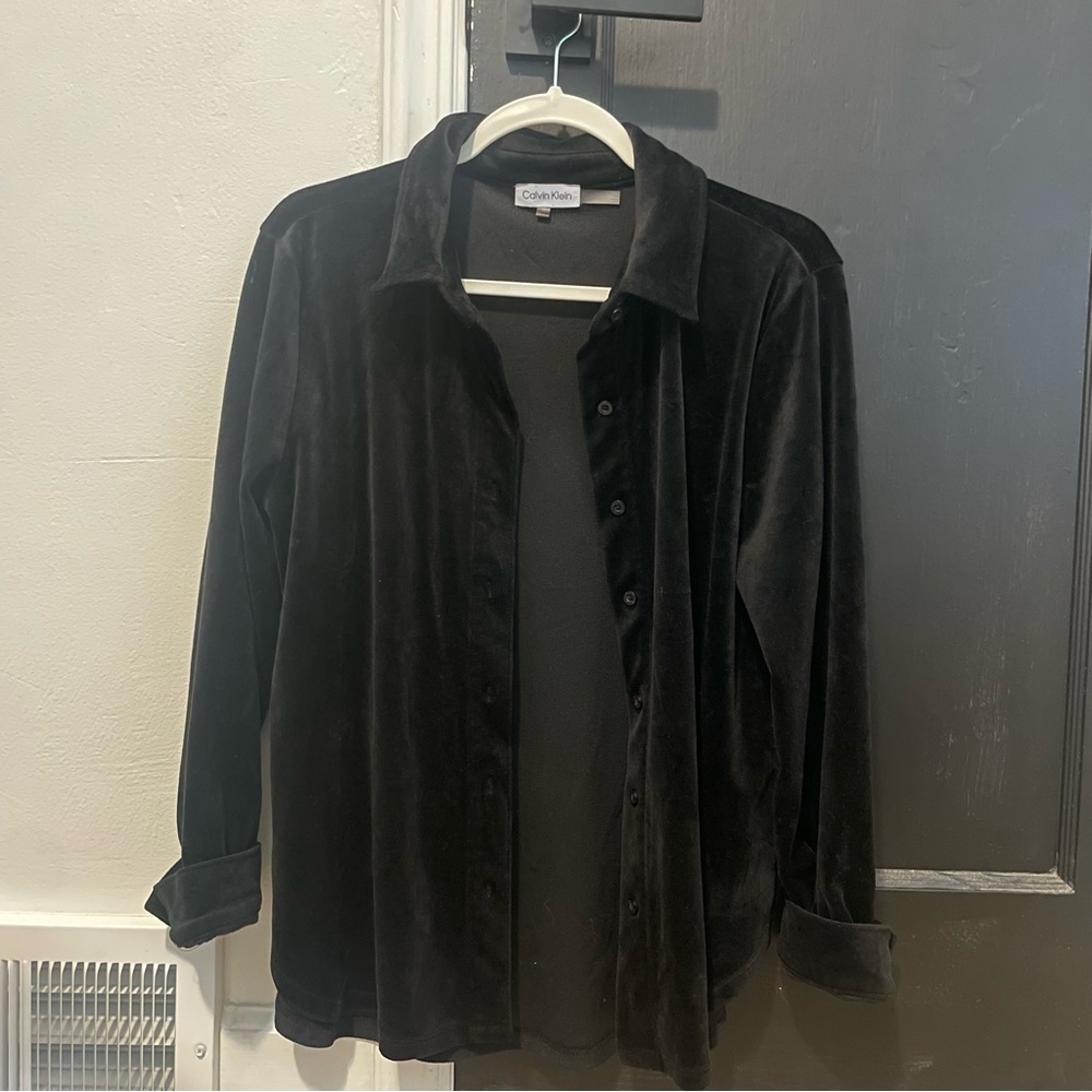 Velvet Calvin Klein button up.